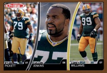 2007 Topps Total - 1st Edition Copper #211 Cullen Jenkins / Corey Williams / Ryan Pickett Front