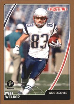 2007 Topps Total - 1st Edition Copper #403 Wes Welker Front