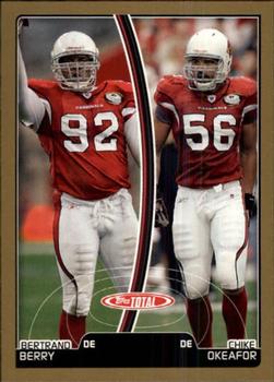2007 Topps Total - Gold #178 Chike Okeafor / Bertrand Berry Front
