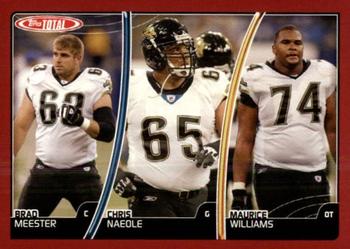 2007 Topps Total - Red #130 Chris Naeole / Brad Meester / Maurice Williams Front
