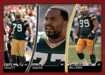 2007 Topps Total - Red #211 Cullen Jenkins / Corey Williams / Ryan Pickett Front