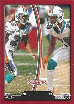 2007 Topps Total - Red #408 Will Allen / Andre Goodman Front