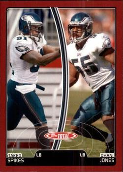 2007 Topps Total - Red #424 Dhani Jones / Takeo Spikes Front