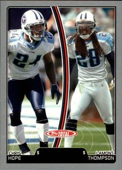 2007 Topps Total - Silver #175 Lamont Thompson / Chris Hope Front