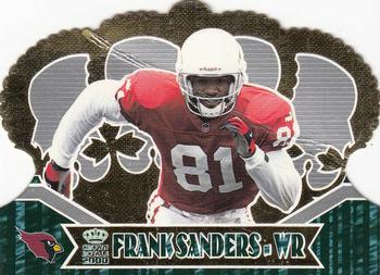 2000 Pacific Crown Royale #3 Frank Sanders Front