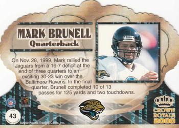 2000 Pacific Crown Royale #43 Mark Brunell Back