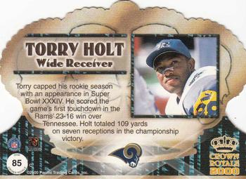 2000 Pacific Crown Royale #85 Torry Holt Back