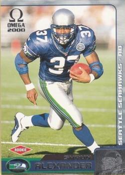 2000 Pacific Omega #220 Shaun Alexander Front
