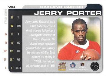 2000 Pacific Paramount #175 Jerry Porter Back