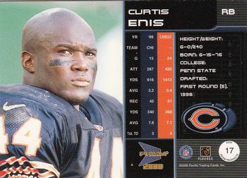 2000 Pacific Prism Prospects #17 Curtis Enis Back