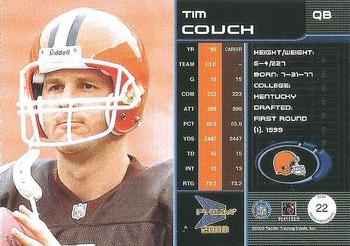 2000 Pacific Prism Prospects #22 Tim Couch Back