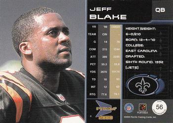 2000 Pacific Prism Prospects #56 Jeff Blake Back