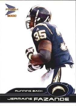 2000 Pacific Prism Prospects #77 Jermaine Fazande Front