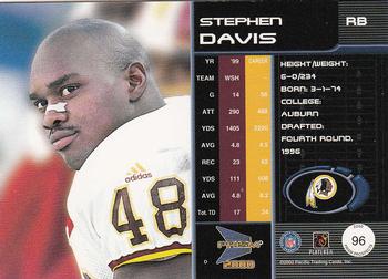 2000 Pacific Prism Prospects #96 Stephen Davis Back