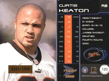 2000 Pacific Prism Prospects #120 Curtis Keaton Back