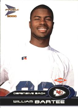 2000 Pacific Prism Prospects #147 William Bartee Front