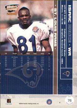 2000 Pacific Revolution #76 Isaac Bruce Back