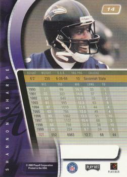 2000 Playoff Absolute #14 Shannon Sharpe Back