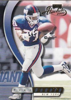 2000 Playoff Absolute #97 Tiki Barber Front