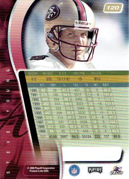 2000 Playoff Absolute #120 Steve Young Back