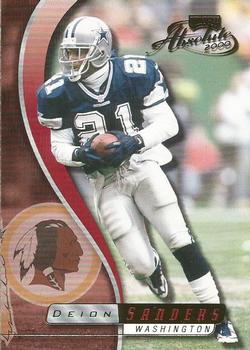 2000 Playoff Absolute #150 Deion Sanders Front