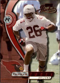 2000 Playoff Absolute #155 Thomas Jones Front