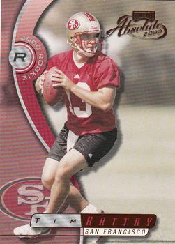 2000 Playoff Absolute #183 Tim Rattay Front