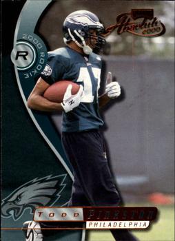 2000 Playoff Absolute #211 Todd Pinkston Front