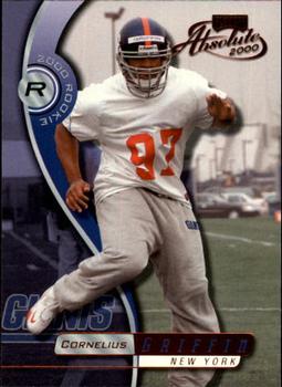2000 Playoff Absolute #220 Cornelius Griffin Front