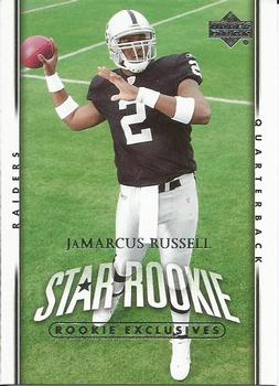 2007 Upper Deck - Rookie Exclusives Star Rookies #276 JaMarcus Russell Front