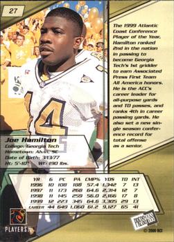2000 Press Pass #27 Joe Hamilton Back