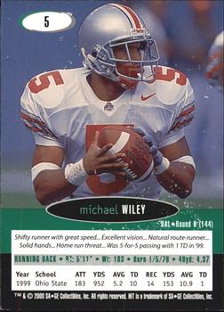 2000 SAGE HIT #5 Michael Wiley Back