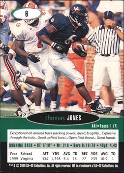 2000 SAGE HIT #6 Thomas Jones Back