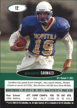 2000 SAGE HIT #12 Giovanni Carmazzi Back