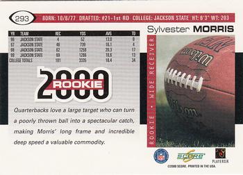 2000 Score #293 Sylvester Morris Back