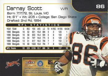 2000 SkyBox #86 Darnay Scott Back