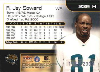 2000 SkyBox #239 H R.Jay Soward Back