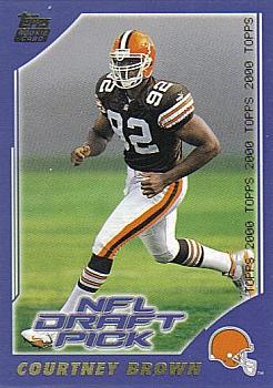 2000 Topps #373 Courtney Brown Front