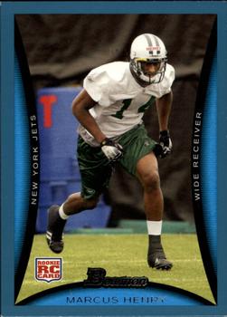 2008 Bowman - Blue #271 Marcus Henry  Front