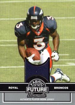 2008 Bowman - Fabric of the Future #FF-ER Eddie Royal Front