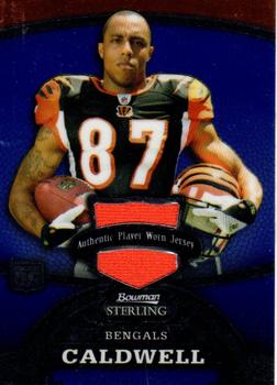 2008 Bowman Sterling - Jerseys Blue #160 Andre Caldwell Front
