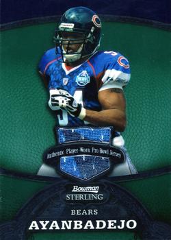 2008 Bowman Sterling - Jerseys Green #83 Brendon Ayanbadejo Front