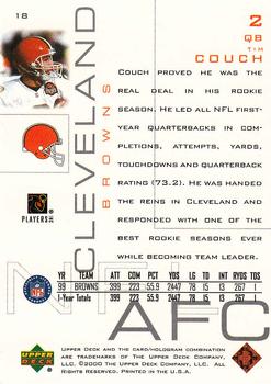 2000 Upper Deck Pros & Prospects #18 Tim Couch Back