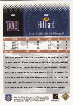 2000 Upper Deck Ultimate Victory #60 Ike Hilliard Back