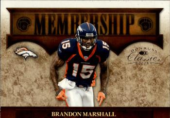 2008 Donruss Classics - Membership #M-18 Brandon Marshall Front
