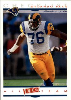2000 Upper Deck Victory #224 Orlando Pace Front