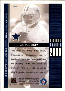 2000 Upper Deck Victory #309 Michael Wiley Back
