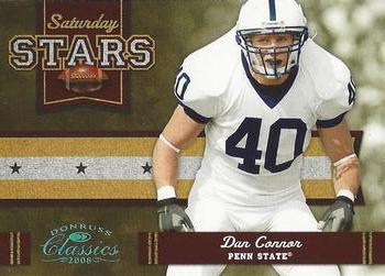 2008 Donruss Classics - Saturday Stars Platinum #SS-7 Dan Connor Front