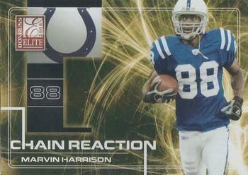 2008 Donruss Elite - Chain Reaction Gold #CR-8 Marvin Harrison Front