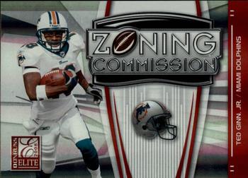 2008 Donruss Elite - Zoning Commission Red #ZC-5 Ted Ginn Jr. Front